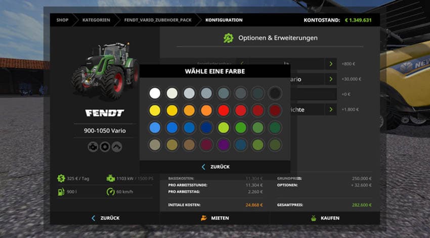 Fendt Vario Zubehoer Pack [MP]
