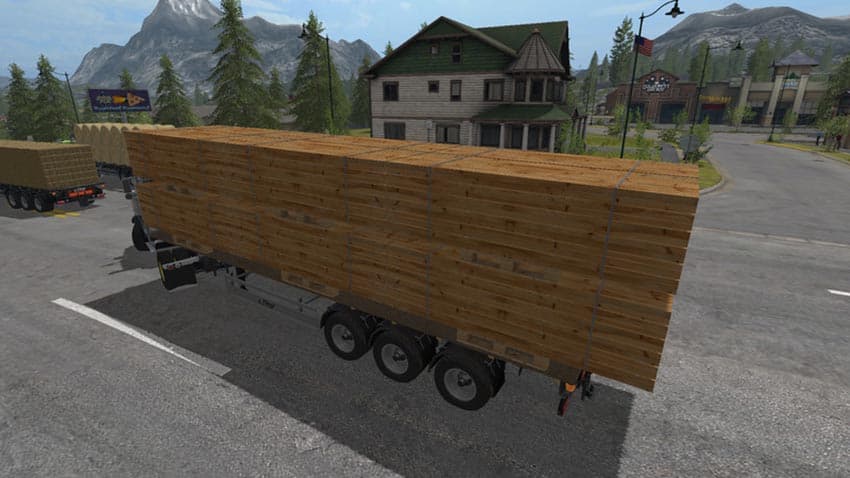 Flatbed Trailer UAL [MP]