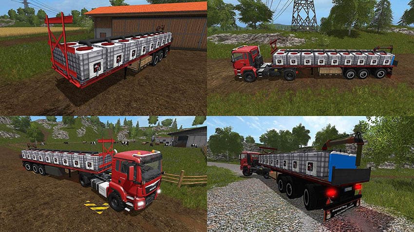 Flatbed Water trailer