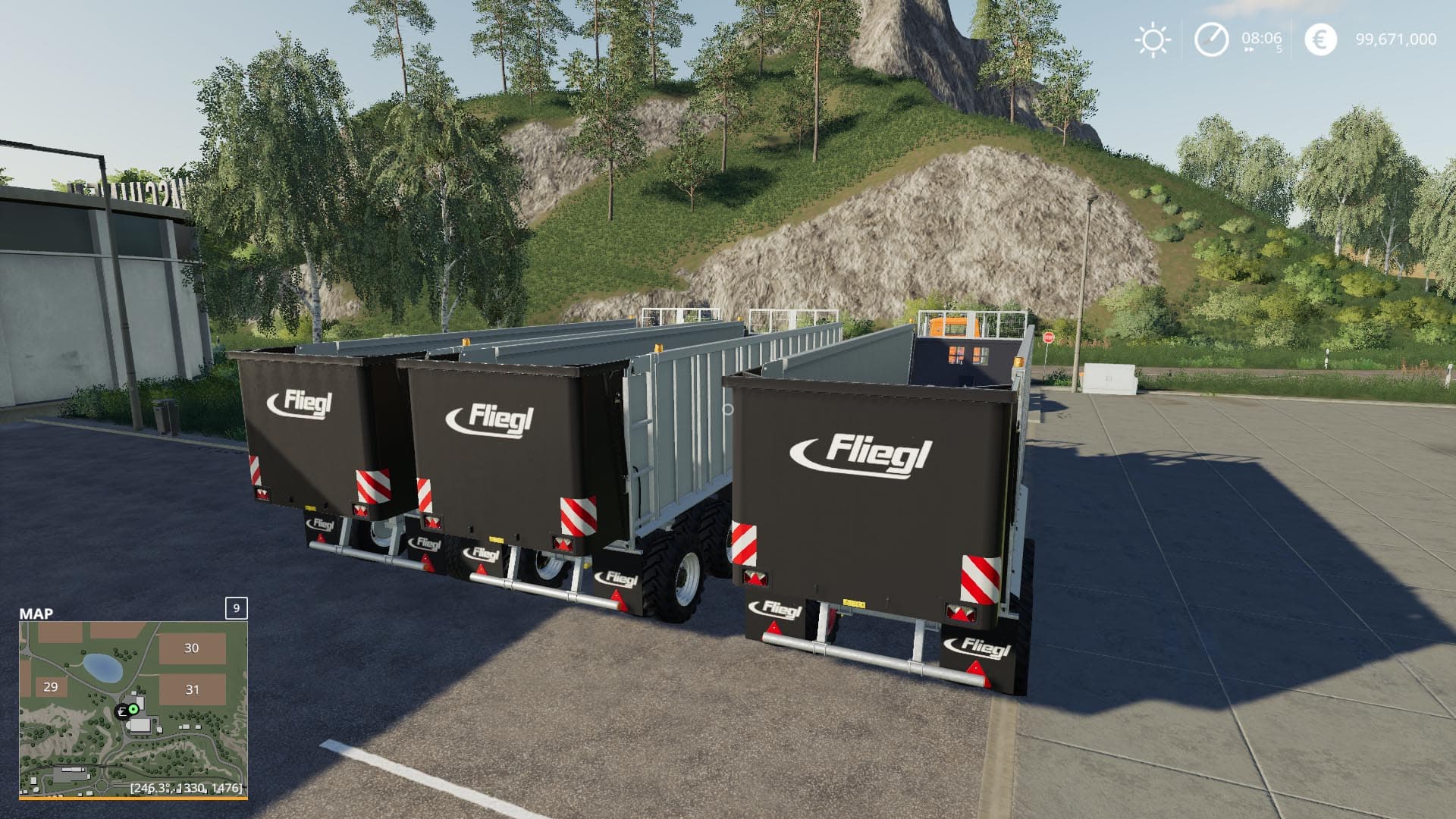 Fliegl ASS298 Semi-Trailer 2