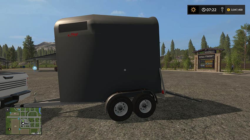 Fliegl Horse Trailer