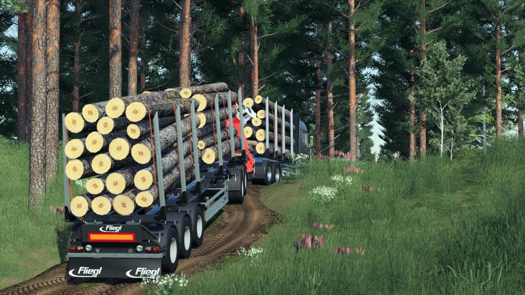 Fliegl Log Trailer 5
