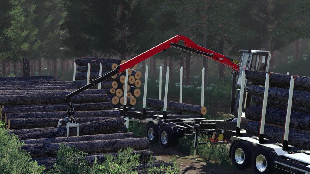 Fliegl Log Trailer 4
