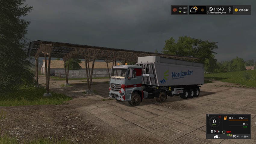 Fliegl Nordzucker trough [SP]