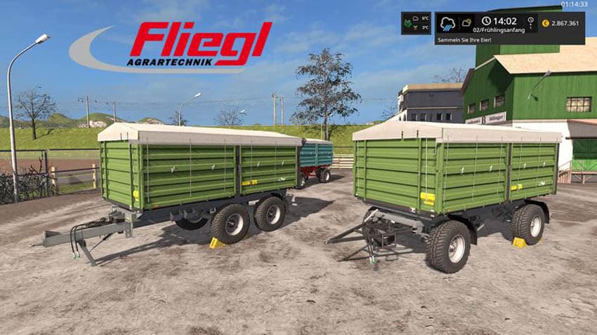 Fliegl Trailer Set DH 3