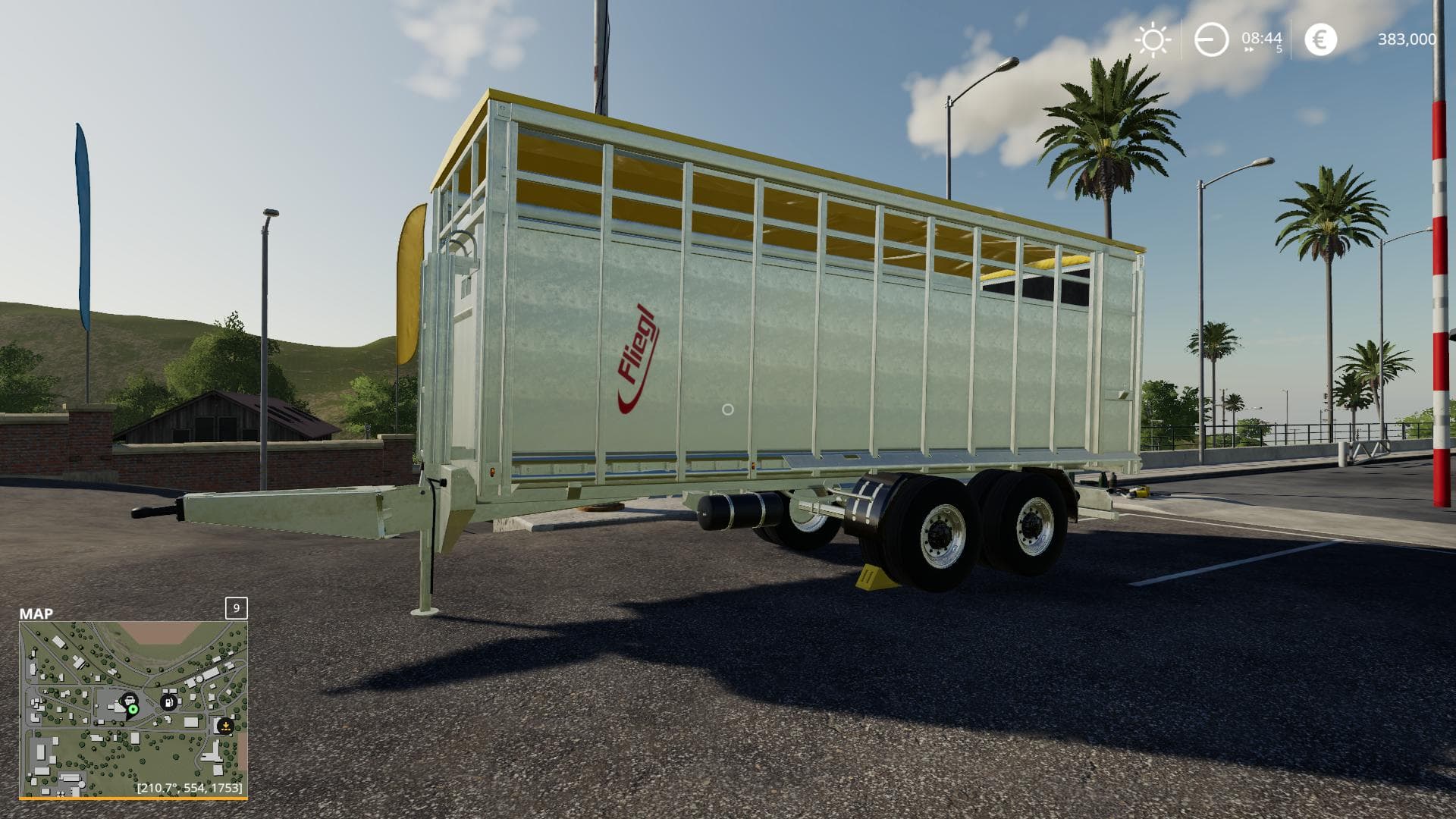 Fliegl animal trailer 3