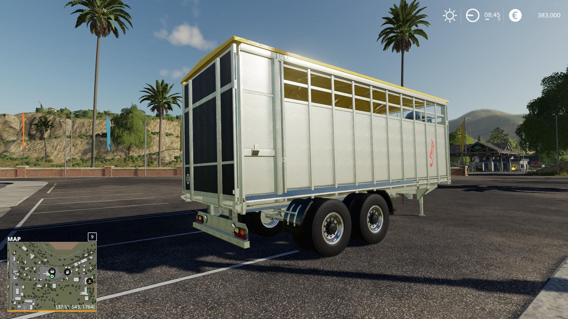 Fliegl animal trailer 2
