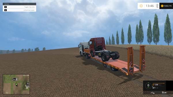 Fliegl low loader [MP] 2