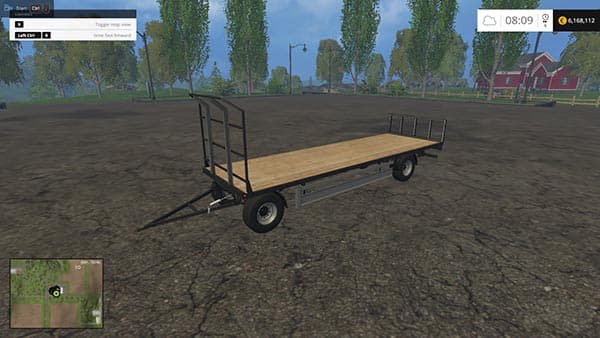 Fliegl self made bale trailer 3