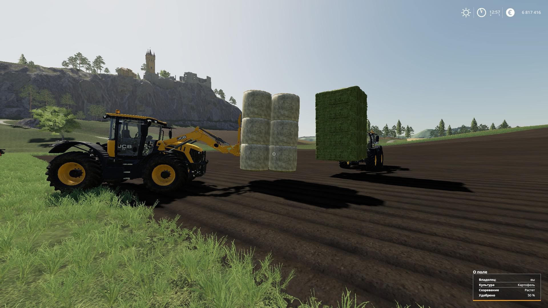 Forks with bale loading 2
