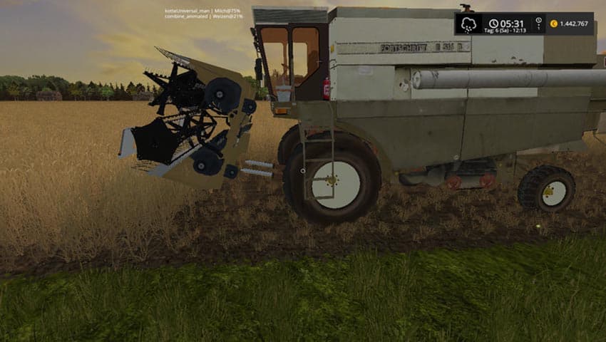 Fortschritt E 516 B with 4 cutters [MP]