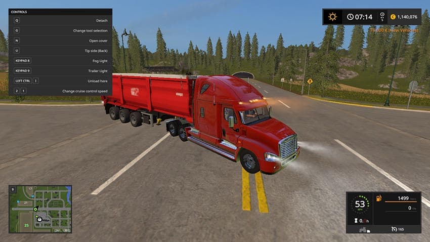 Freight Liner Cascadia
