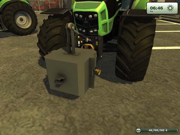 Front weight 1500kg [MP]