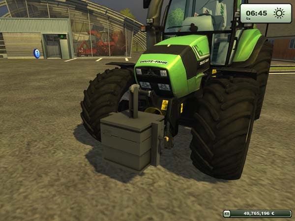 Front weight 900kg [MP]