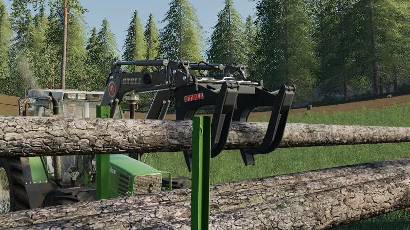 Frontloader log grapple 2