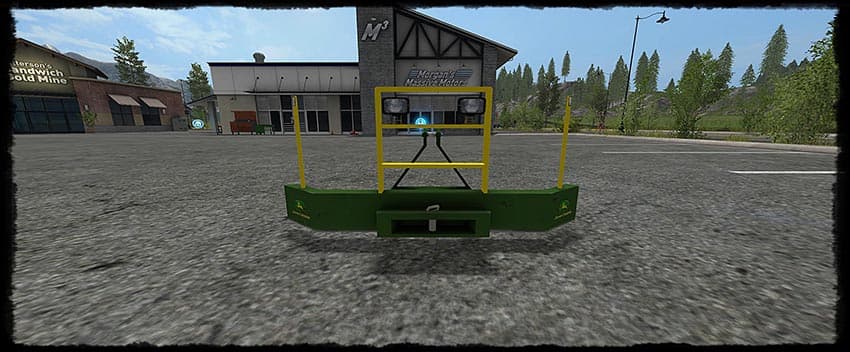 Frontweight with Lights 2000Kg 3