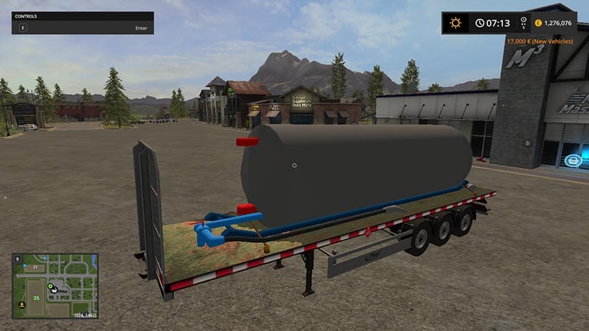 Fuel Trailer Flatbed 3