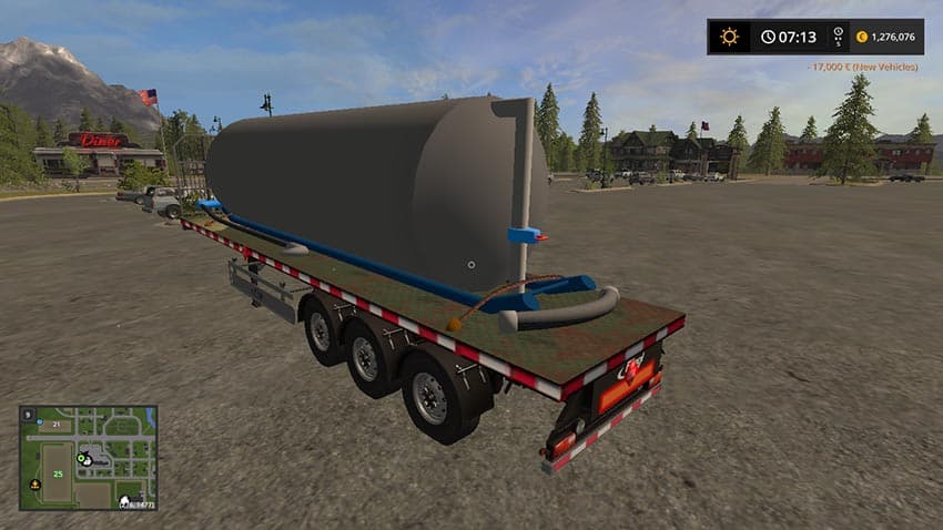Fuel Trailer Flatbed 2