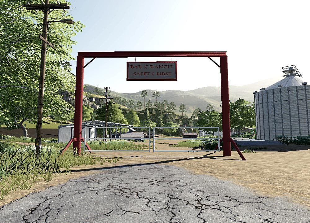 Gated farm entrance 3