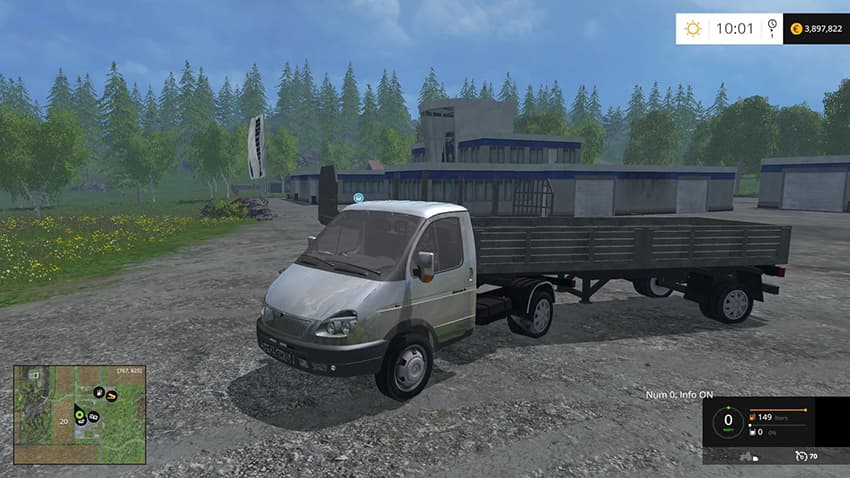Gazelle with trailers 3