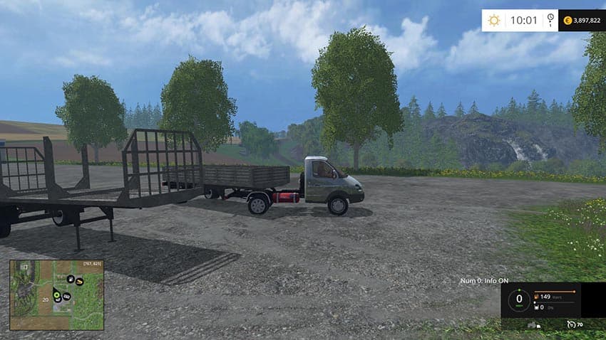 Gazelle with trailers 2