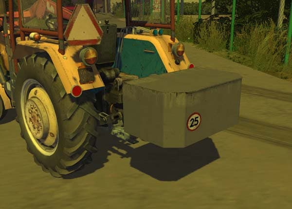 Gewicht for frontloader