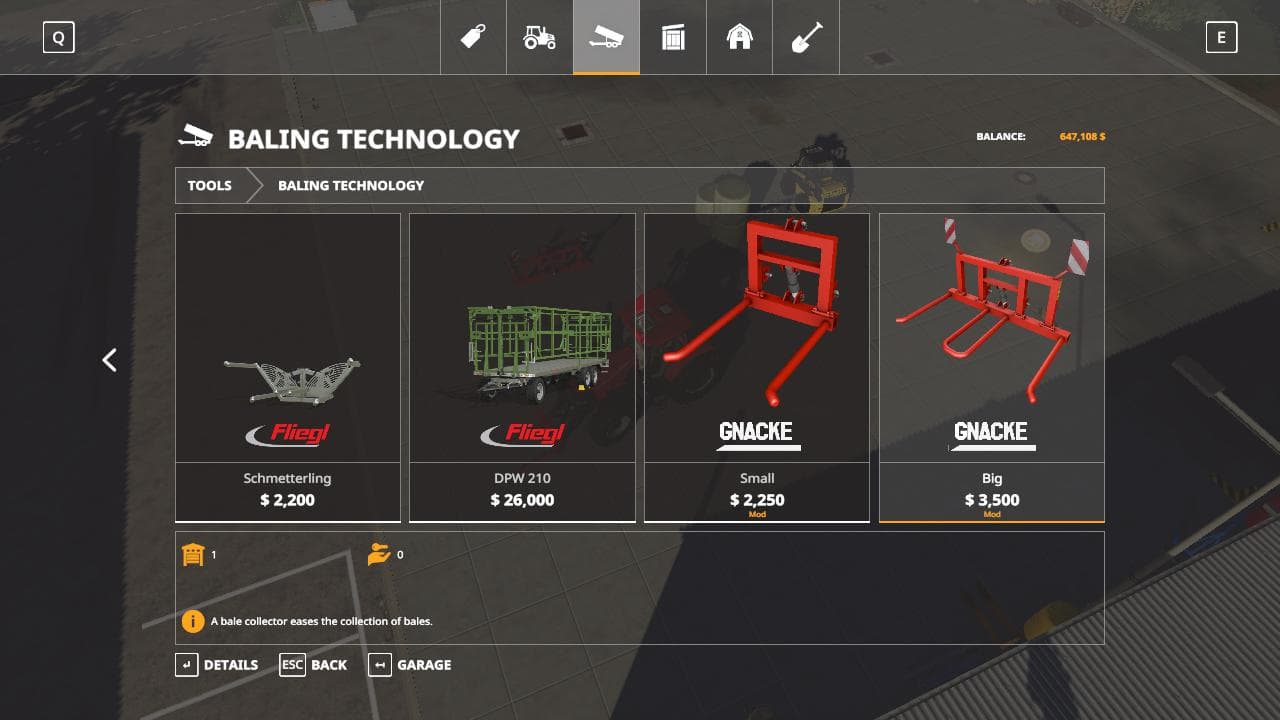 Gnacke Bale Carrier beta 3