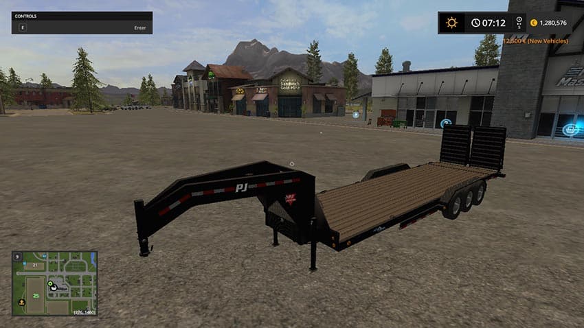 Gooseneck load trail trailer 3