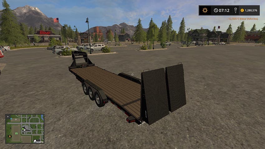 Gooseneck load trail trailer 2
