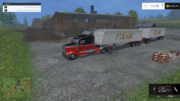 Grain hopper whit dolly [MP]