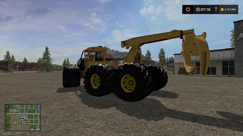 Grapple skider