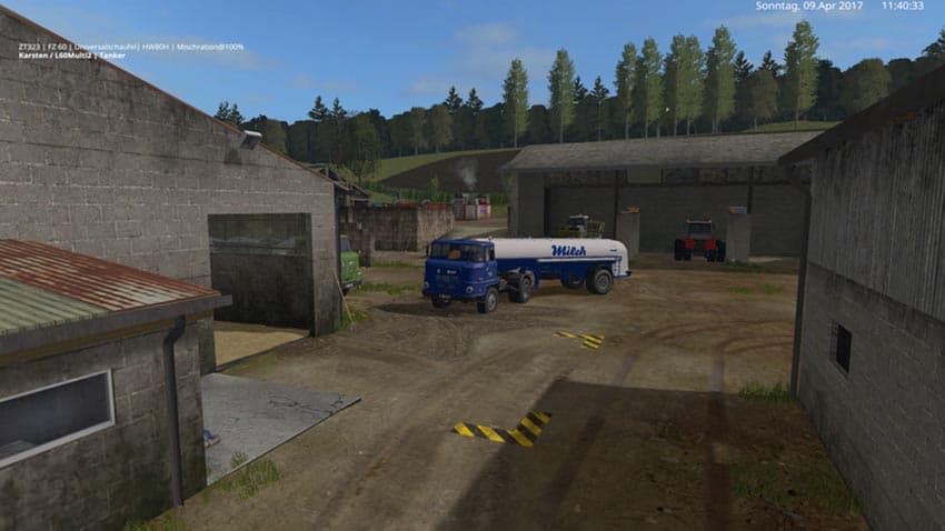 HLS100.45 milk semitrailer [MP]