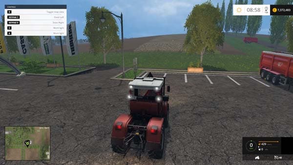HTZ 17022 Red Tractor 2