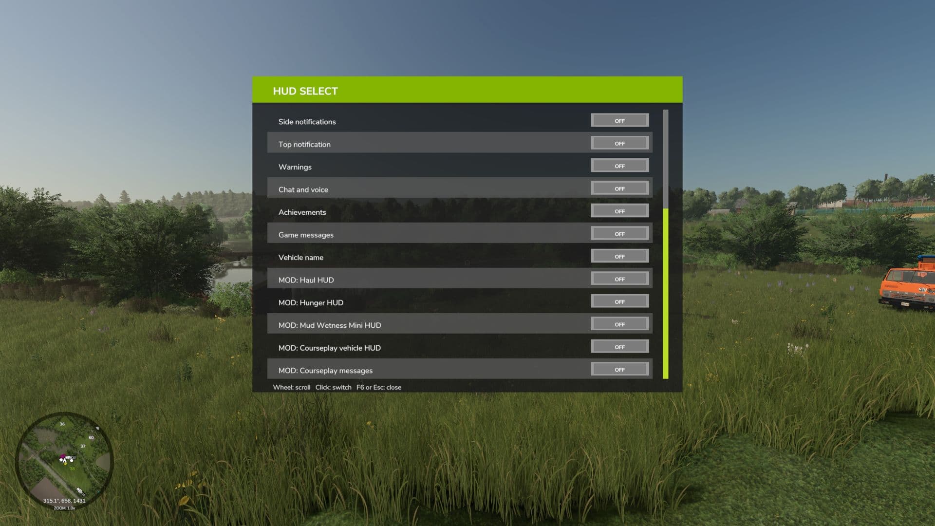 HUD Select 2