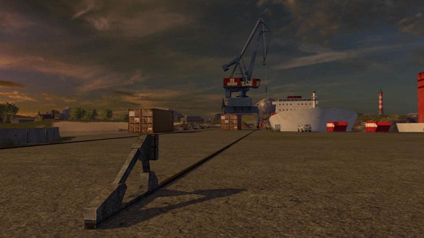Harbor crane with spline [SP] 3