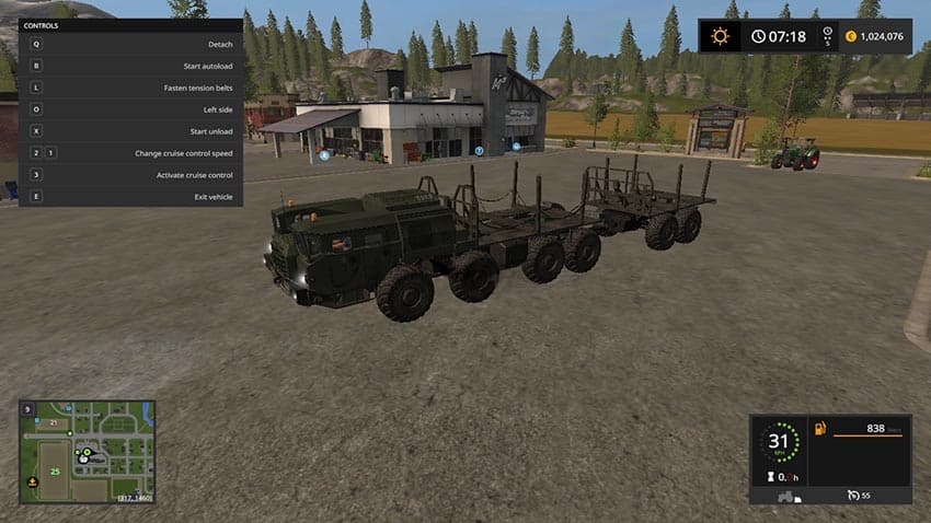 Heavy timber trucks MAZ [MP]