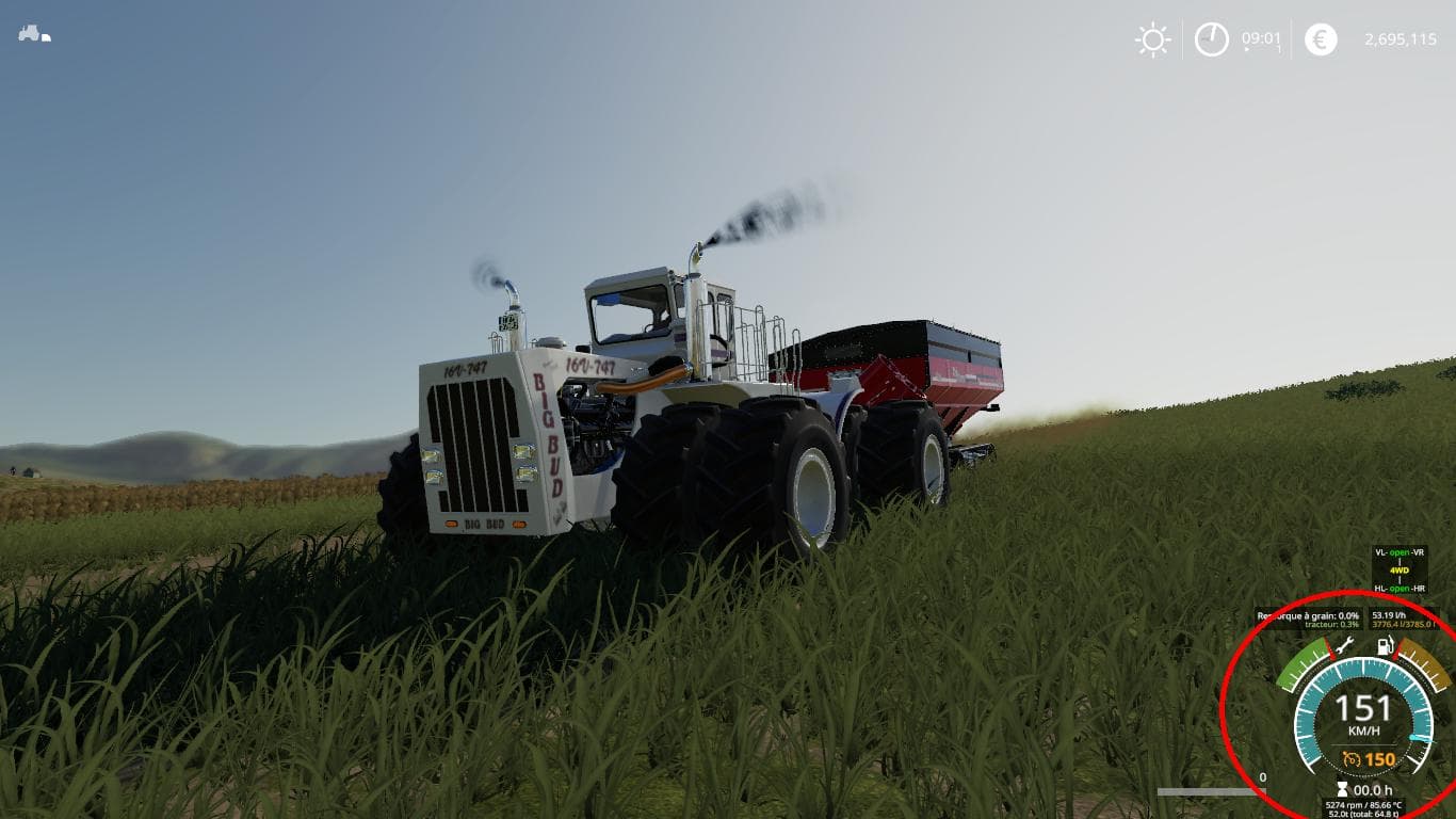 High-speed BigBud 747 3
