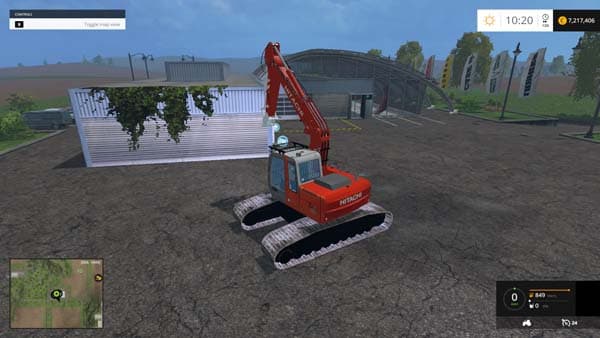 Hitachi ZX110 excavator