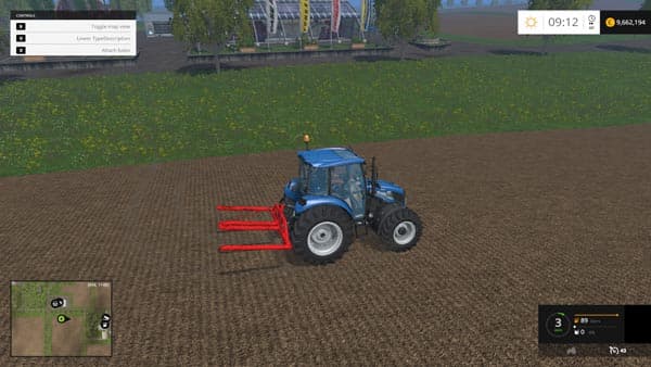 Homemade bale fork 2