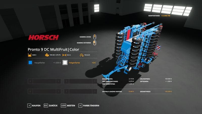 Horsch Pronto9DC - Metallic 2