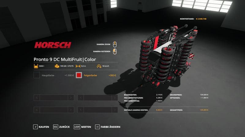 Horsch Pronto9DC - Metallic