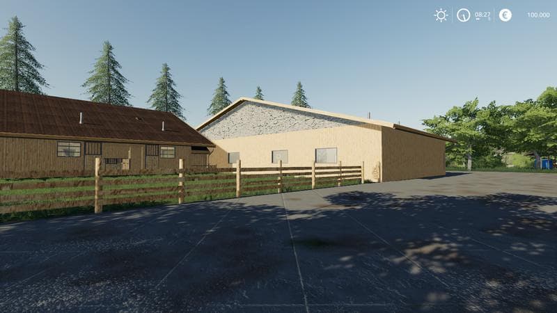 Horse stable with riding hall 5