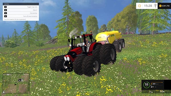 Huerlimann XL130 Twin Wheels Red [MP]