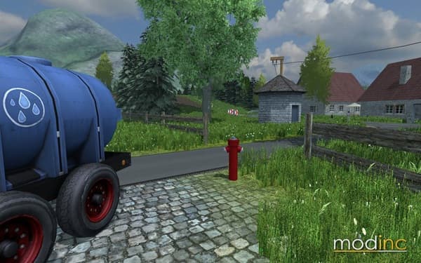 Hydrant with water trigger [MP]