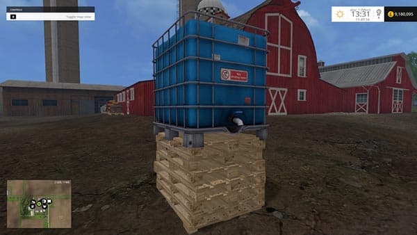IBC tank with water trigger [MP]