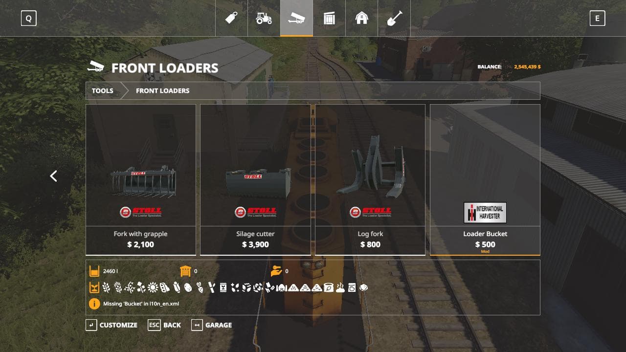 IH buckets beta