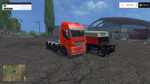IVECO STRALIS 560 8X4 + TRAILER 3