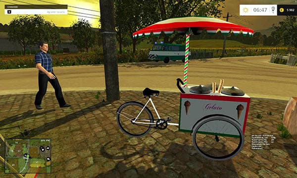 Ice cream tricycle 2