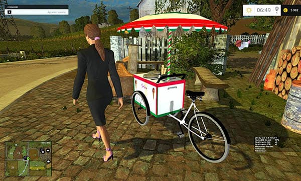 Ice cream tricycle