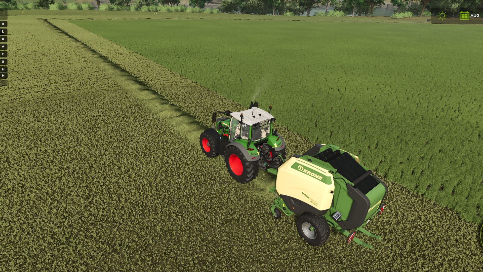 Improved round baler
